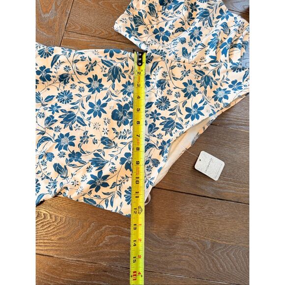 NWT Free People Somethin' 'Bout You Floral One Shoulder Bodysuit size Medium - Picture 6 of 7